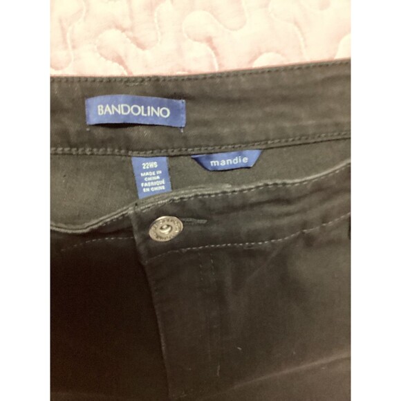 NWT Bandolino Mandie $54 Black Stretch Jeans Plus Size 22WS Women's Fall Winter - Picture 2 of 6
